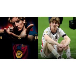 Gordon obléká dres Barcelony a zahajuje novou éru na Camp Nou. Gordon obléká dres Barcelony a zahajuje novou éru na Camp Nou.